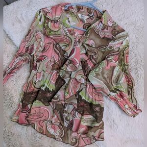 Y2K/90s Whimsy Fairy Blouse